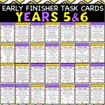 Early Finishers Task Cards 3