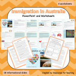 Australian Immigration Slides and Worksheets
