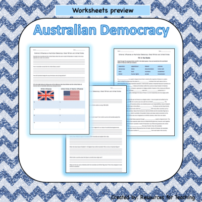 British and US Influence on Australian Democracy