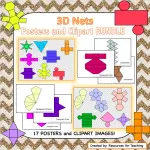 3D Nets Posters and Clipart Images 