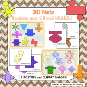 3D Nets Posters and Clipart Images