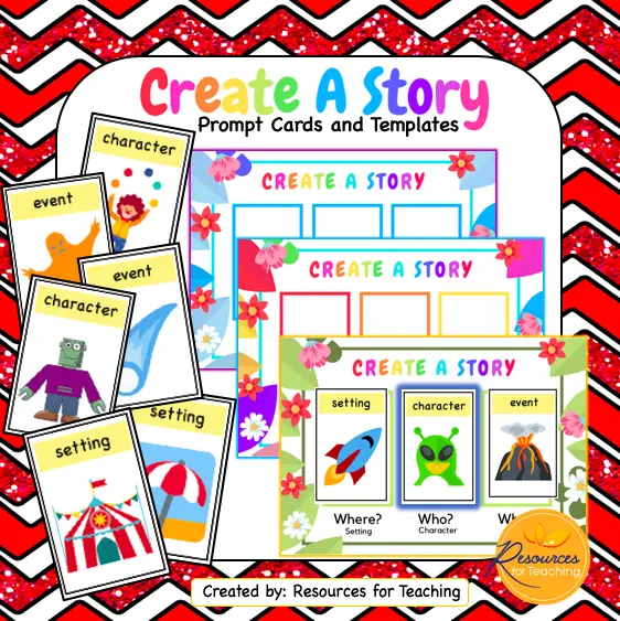 Create A Story Templates and Prompt Cards 