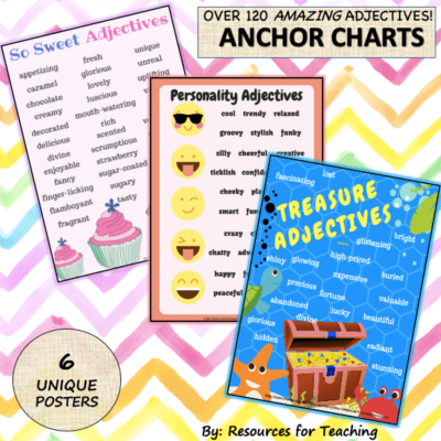 6 Adjective Posters