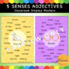 Five Senses and Extras Adjective Posters