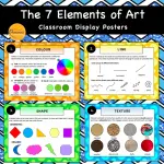Elements of Art Display Posters 
