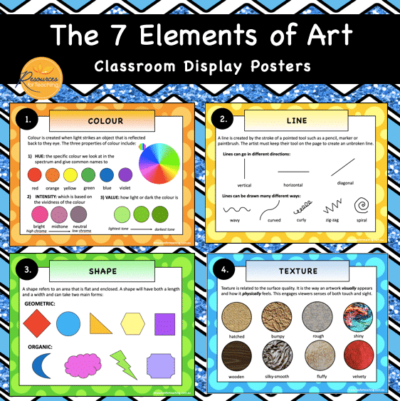 Elements of Art Display Posters