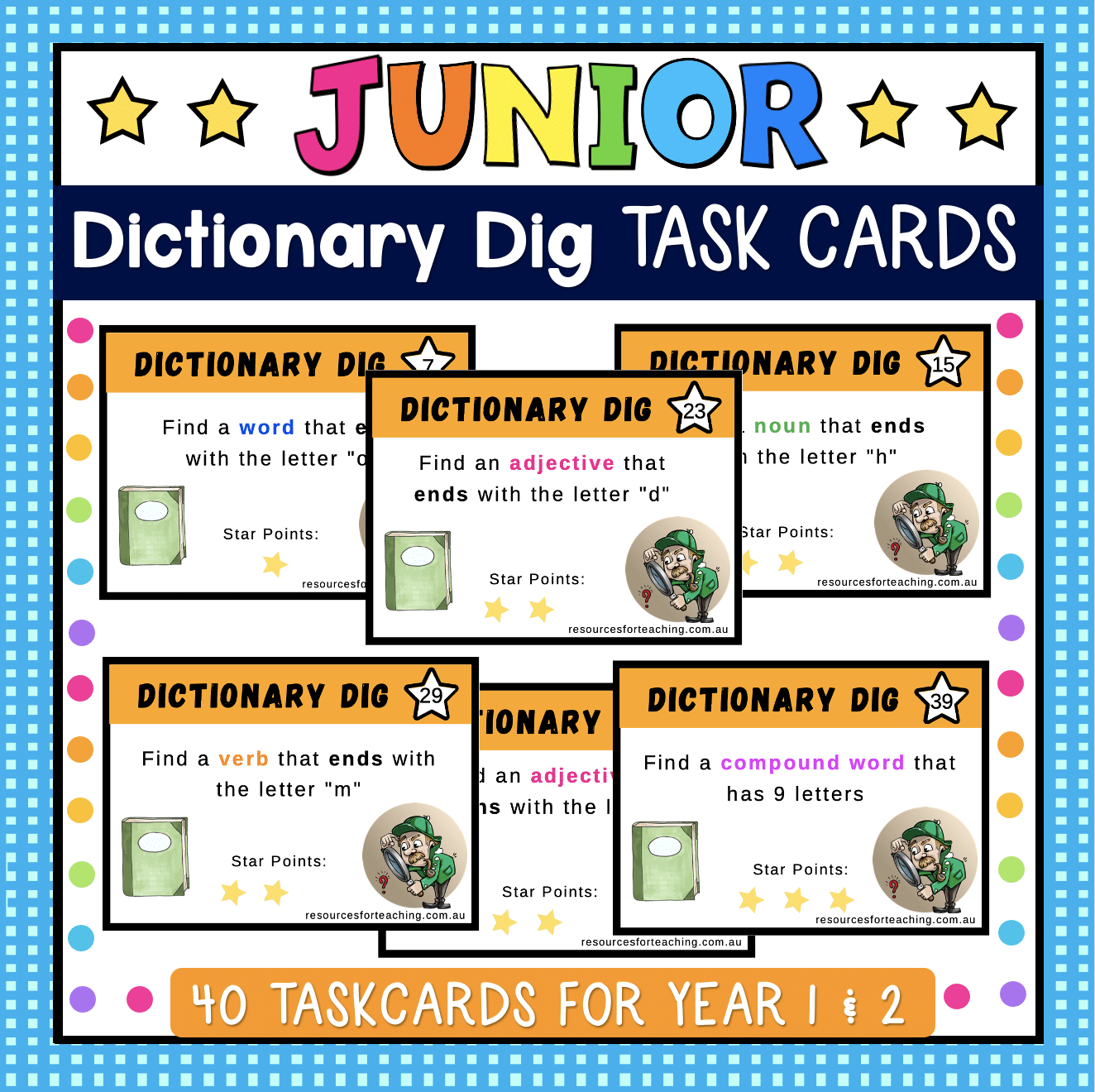Dictionary Cards | Resources for Australia