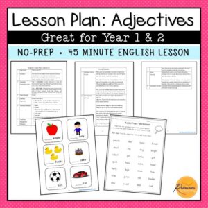 Lesson Plan Adjectives