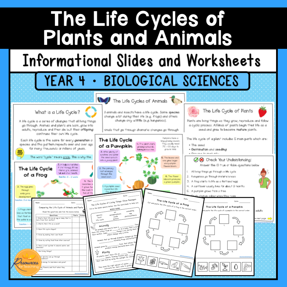 The Life Cycles of Plants and Animals | Resources for Teaching Australia